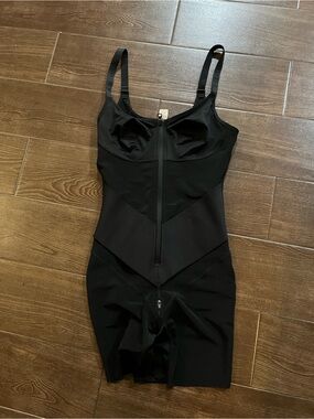 Feelingirl Black Shapewear Bodysuit with Adjustable Straps